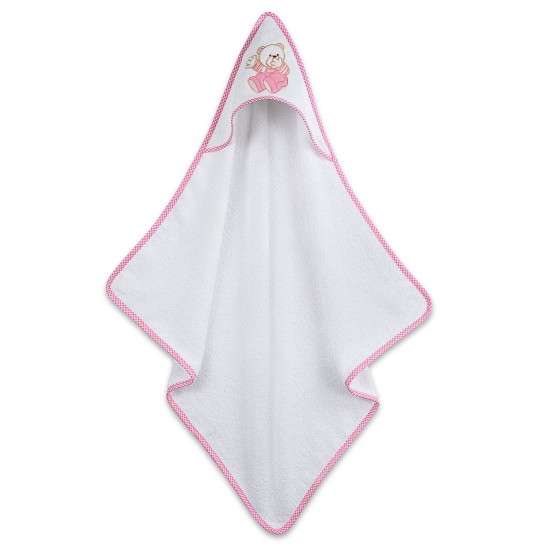 Κάπα Βρεφική Bear 04 Rose Με Κέντημα Cotton Sunshine (75x75) 1Τεμ Κάπα Βρεφική Bear 04 Rose Με Κέντημα Cotton Sunshine (75x75) 1Τεμ
