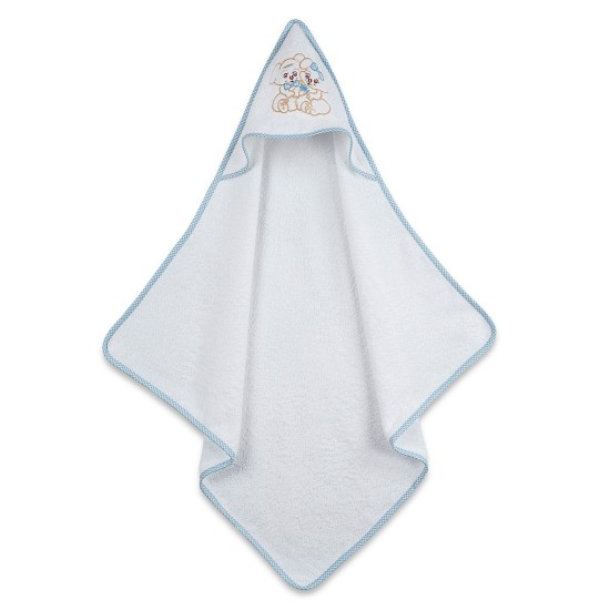 Κάπα Βρεφική Couple 06 Blue Με Κέντημα Cotton Sunshine (75x75) 1Τεμ Κάπα Βρεφική Couple 06 Blue Με Κέντημα Cotton Sunshine (75x75) 1Τεμ