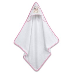 Κάπα Βρεφική Couple 06 Rose Με Κέντημα Cotton Sunshine (75x75) 1Τεμ