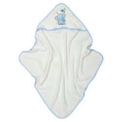 Κάπα Βρεφική Με Κέντημα Elephant Blue Cotton Sunshine (75x75) 1Τεμ Κάπα Βρεφική Με Κέντημα Elephant Blue Cotton Sunshine (75x75) 1Τεμ