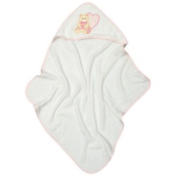 Κάπα Βρεφική Με Κέντημα Heart Pink Cotton Sunshine (75x75) 1Τεμ Κάπα Βρεφική Με Κέντημα Heart Pink Cotton Sunshine (75x75) 1Τεμ