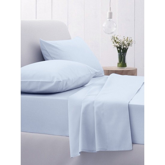 Παπλωματοθήκη Διπλή Feelings 103 Light Blue Cotton Sunshine (200x250) 1Τεμ