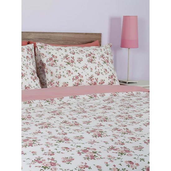 Μαξιλαροθήκες Σετ Feelings 929 Pink Cotton Sunshine (50Χ70) 2Τεμ