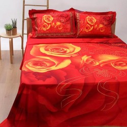 Σεντόνια Υπέρδιπλα Σετ Print 280 Satin Cotton Sunshine (235x260) 4Τεμ Σεντόνια Υπέρδιπλα Σετ Print 280 Satin Cotton Sunshine (235x260) 4Τεμ