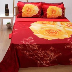 Σεντόνια Υπέρδιπλα Σετ Print 300 Satin Cotton Sunshine (235x260) 4Τεμ Σεντόνια Υπέρδιπλα Σετ Print 300 Satin Cotton Sunshine (235x260) 4Τεμ