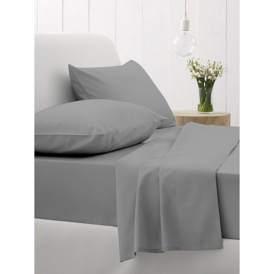 Πανωσέντονο Μονό Feelings 107 Dark Grey Cotton Sunshine (165x270) 1Τεμ