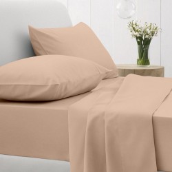 Πανωσέντονο Υπέρδιπλο Feelings 110 Beige Cotton Sunshine (235x270) 1Τεμ