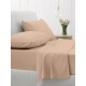 Πανωσέντονο Υπέρδιπλο Feelings 110 Beige Cotton Sunshine (235x270) 1Τεμ