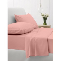 Σεντόνια Μονά Σετ Feelings 101 Powder Cotton Sunshine (165x270) 3Τεμ