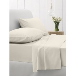 Σεντόνια Υπέρδιπλα Σετ Feelings 108 Ecru Cotton Sunshine (235x270) 4Τεμ