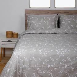Σεντόνια Μονά Σετ Feelings 924 Grey Cotton Sunshine (165x270) 3Τεμ