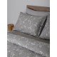 Σεντόνια Μονά Σετ Feelings 924 Grey Cotton Sunshine (165x270) 3Τεμ