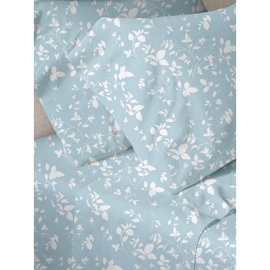 Παπλωματοθήκη Υπέρδιπλη Print Menta 040 Aqua Polycotton Sunshine (230x250) 1Τεμ