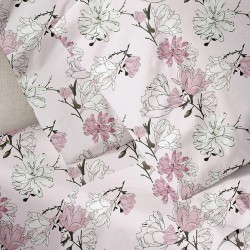 Παπλωματοθήκη Μονή Print Menta 070 Pink Polycotton Sunshine (170x250) 1Τεμ