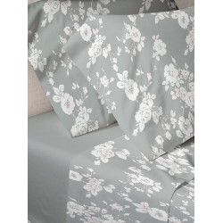 Σεντόνια Μονά Σετ Print Menta 950 Grey Polycotton Sunshine (160x250) 3Τεμ Σεντόνια Μονά Σετ Print Menta 950 Grey Polycotton Sunshine (160x250) 3Τεμ