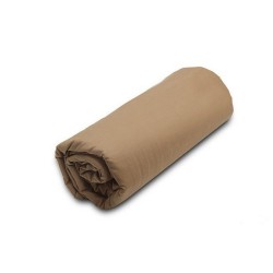 Κατωσέντονο King Size Menta 05 Brown Polycotton Sunshine (180x200+20) Με Λάστιχο 1Τεμ