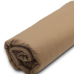 Κατωσέντονο King Size Menta 05 Brown Polycotton Sunshine (180x200+20) Με Λάστιχο 1Τεμ