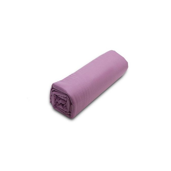 Κατωσέντονο Υπέρδιπλο Menta 10 Mauve Polycotton Sunshine (160x200+20) Με Λάστιχο 1Τεμ