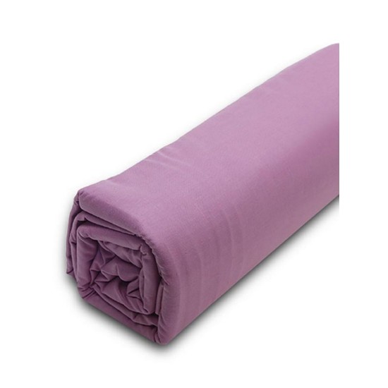 Κατωσέντονο Υπέρδιπλο Menta 10 Mauve Polycotton Sunshine (160x200+20) Με Λάστιχο 1Τεμ