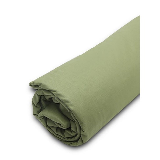 Κατωσέντονο Υπέρδιπλο Menta 11 Olive Polycotton Sunshine (160x200+40) Με Λάστιχο 1Τεμ