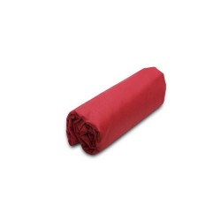Κατωσέντονο Υπέρδιπλο Menta 12 Red Polycotton Sunshine (160x200+20) Με Λάστιχο 1Τεμ