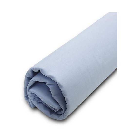 Κατωσέντονο Υπέρδιπλο Menta 16 Light Blue Polycotton Sunshine (160x200+20) Με Λάστιχο 1Τεμ