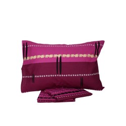 Σεντόνια Υπέρδιπλα Σετ Print Feelings 2021 Mauve Cotton Sunshine (220x260) 4Τεμ