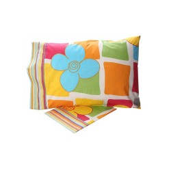 Σεντόνια Μονά Σετ Print Feelings 2406 Cotton Sunshine (160x260) 3Τεμ