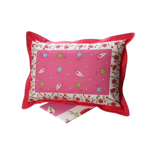 Σεντόνια Μονά Σετ Print Feelings 4675 Pink Cotton Sunshine (160x260) 3Τεμ