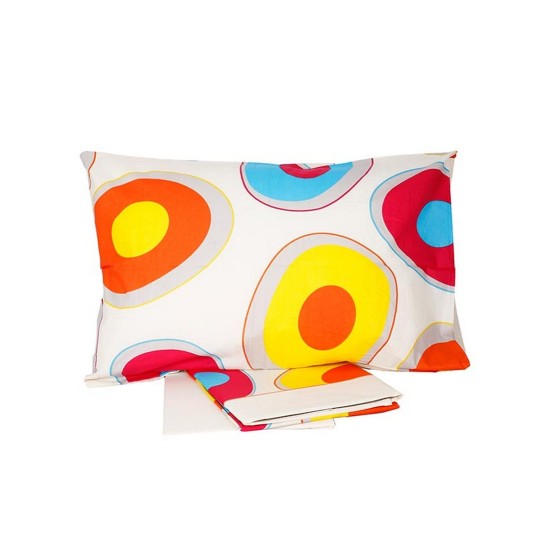 Σεντόνια Μονά Σετ Print Feelings 547 Cotton Sunshine (160x260) 3Τεμ