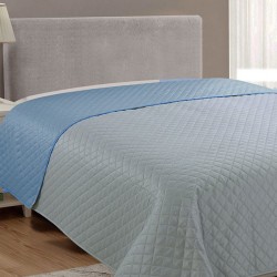 Κουβερλί Υπέρδιπλο Fiber Grey-Blue Sunshine (220x240) 1Τεμ Κουβερλί Υπέρδιπλο Fiber Grey-Blue Sunshine (220x240) 1Τεμ