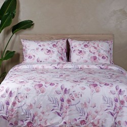 Σεντόνια Μονά Σετ Feelings 932 Lilac Cotton Sunshine (105x205+30 ) Με Λάστιχο 3Τεμ