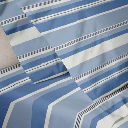 Παπλωματοθήκη Μονή Print Menta 550 Blue Polycotton Sunshine (170x250) 1Τεμ