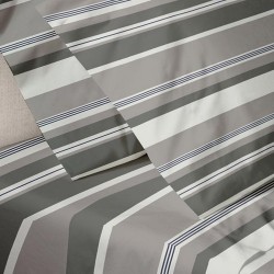 Σεντόνια Μονά Σετ Print Menta 550 Grey Polycotton Sunshine (160x250) 3Τεμ