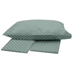 Μαξιλαροθήκες Σετ Print Menta 530 Aqua Polycotton Sunshine (50x70) 2Τεμ