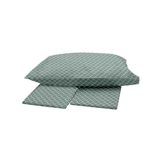 Μαξιλαροθήκες Σετ Print Menta 530 Aqua Polycotton Sunshine (50x70) 2Τεμ