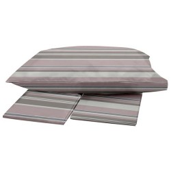 Μαξιλαροθήκες Σετ Print Menta 550 Pink Polycotton Sunshine (50x70) 2Τεμ