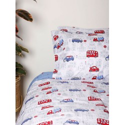 Σεντόνια Μονά Σετ Feelings 42 Cotton Sunshine (105x205+30 ) Με Λάστιχο 3Τεμ