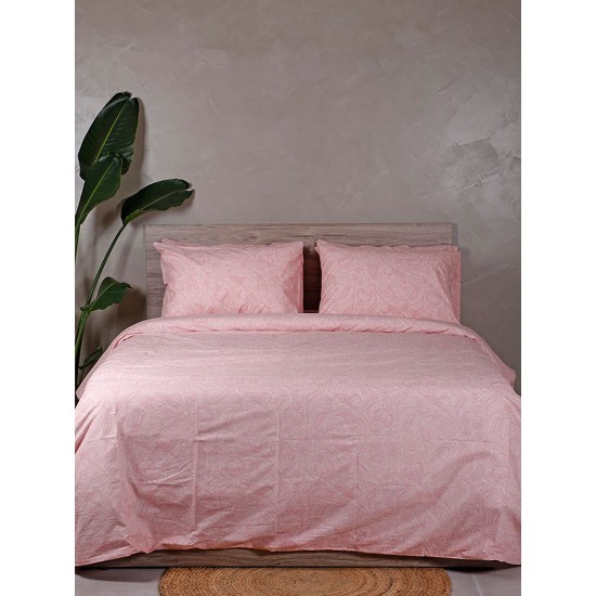 Παπλωματοθήκη Υπέρδιπλη Feelings 2040 Pink Cotton Sunshine (230x250) 1Τεμ