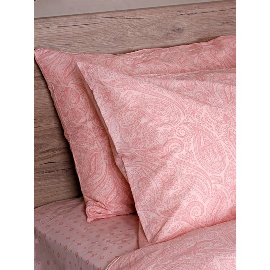 Παπλωματοθήκη Υπέρδιπλη Feelings 2040 Pink Cotton Sunshine (230x250) 1Τεμ