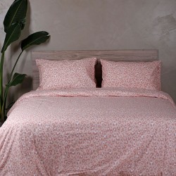 Παπλωματοθήκη Υπέρδιπλη Feelings 2044 Pink Cotton Sunshine (230x250) 1Τεμ
