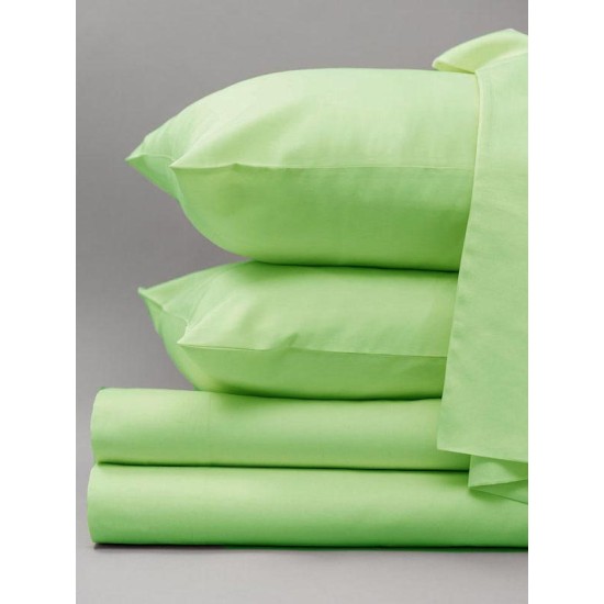 Κατωσέντονο Υπέρδιπλο Mint Satin Cotton Sunshine (160x200+40) Με Λάστιχο 1Τεμ