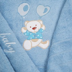 Πετσέτες Βρεφικές Με Κέντημα Σετ Balloon 05 Blue-Blue Cotton Sunshine 2Τεμ Πετσέτες Βρεφικές Με Κέντημα Σετ Balloon 05 Blue-Blue Cotton Sunshine 2Τεμ