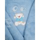 Πετσέτες Βρεφικές Με Κέντημα Σετ Balloon 05 Blue-Blue Cotton Sunshine 2Τεμ