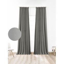 Κουρτίνα Με Τρέσα Black Out Foresta Grey Sunshine (145x280) 1Τεμ