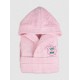 Μπουρνούζι Παιδικό Με Κουκούλα Eco Pink Cotton Sunshine 1Τεμ