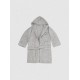 Μπουρνούζι Παιδικό Με Κουκούλα Eco Grey Cotton Sunshine 1Τεμ