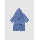Μπουρνούζι Παιδικό Με Κουκούλα Eco Blue Cotton Sunshine 1Τεμ