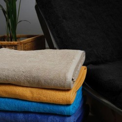 Πετσέτα Πισίνας Black 450GSM Cotton Sunshine (80x190) 1Τεμ
