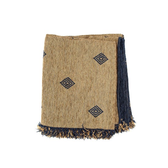 Ριχτάρι Τετραθέσιου Spira Blue Chinille Jacquard Sunshine (180x340) 1Τεμ